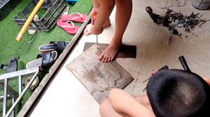 Chị Silent Sea Gia Linh thiết kế cửa nhà ở 2 tầng cho Mèo Sunday