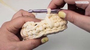 ПЛОТНЫЙ УЗОР КРЮЧКОМ ДЛЯ КОРЗИНЫ/ ВЯЗАНАЯ КОРЗИНА КРЮЧКОМ