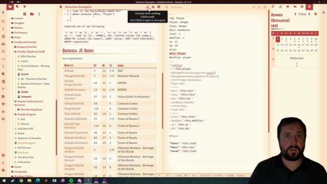 Obsidian - Getting Started with Dataview
