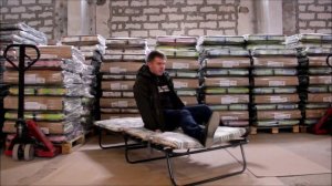 Раскладушка на ламелях