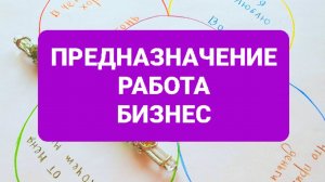 Предназначение, работа, бизнес упражнение