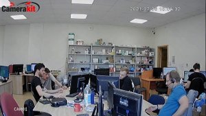 Купольная камера видеонаблюдения AHD 2Мп 1080P Ps-Link AHD302M с микрофоном