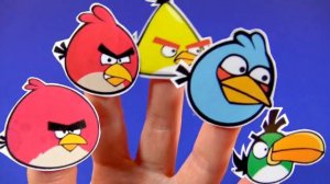 Angry Birds Finger Family Song - Finger Nursery Rhymes song for Kids Children