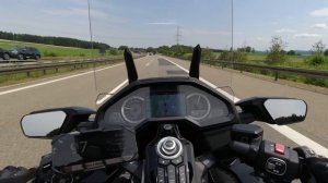 Honda GL1800 DCT Gold Wing Tour (2023) - Top Speed (GPS) Acceleration 100 km/h - Top Speed, Autobah