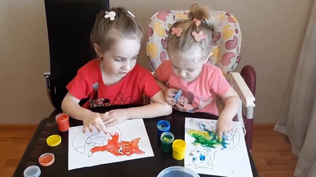 Рисуем пальчиками смотреть онлайн