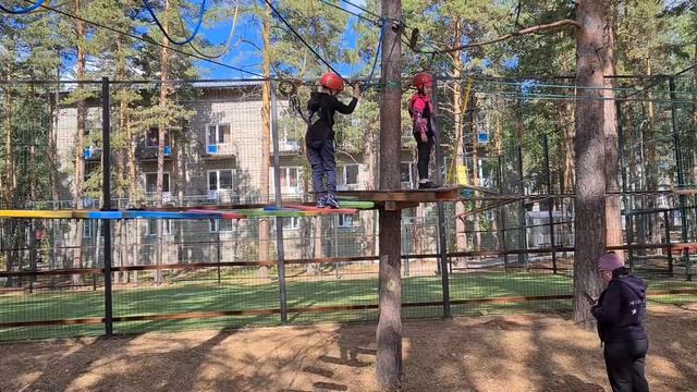 ДИСКАВЕРИ БОРОВОЕ | ВЕРЕВОЧНЫЙ ПАРК ДЛЯ ДЕТЕЙ смотреть онлайн