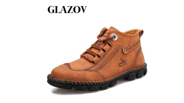 Мужские ботинки Новинка 2020 года Сезон осень-зима Брендовые п смотреть онлайн