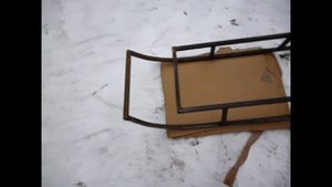 Как сделать санки своими руками, из профильной трубы, чтобы таскать большой вес или просто кататся