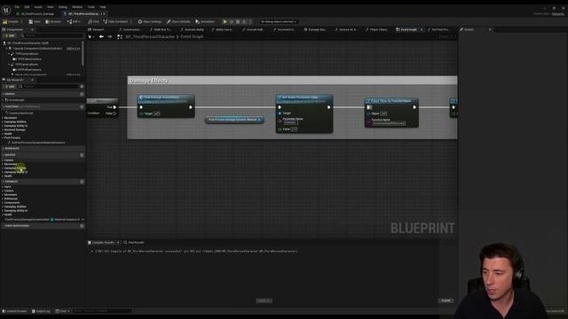 Let's Build The RPG! - 43 – Post Process Material Damage Indicator Effects On Screen – UE5 Tutorial