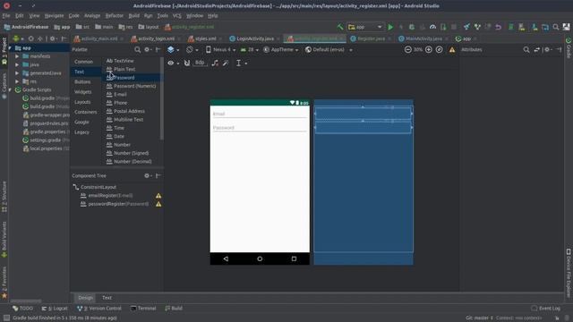 Android Firebase Register