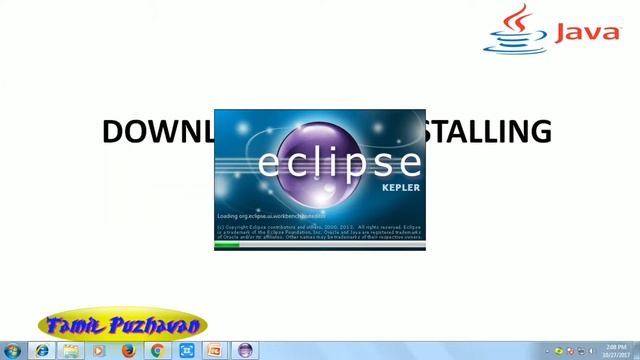 Java Tutorial in Tamil-02:download and install eclipse in java смотреть онлайн