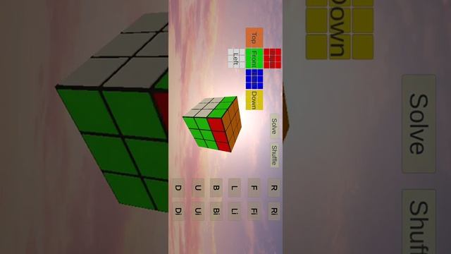 Rubik's cube game with unity