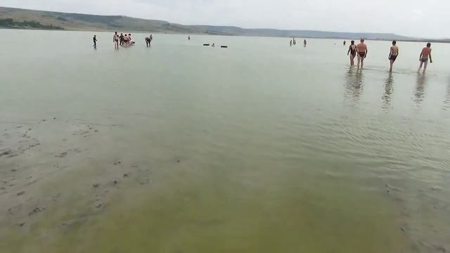 Соленое озеро в Ставропольском крае