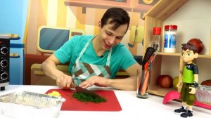 Готовим вместе с Федей и Бен 10. Картофельная запеканка в духовке. Бен Тен утолит свой голод!