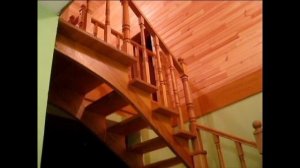 Изготовление лестниц из массива дерева на заказ. Создание лестницы №2