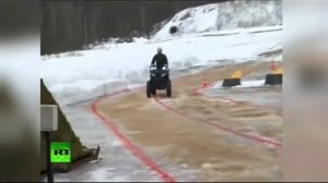 Российский боевой робот Аватар в действии)))