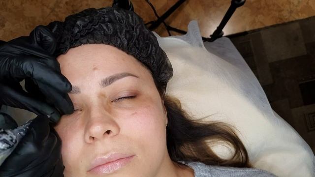 ?Татуаж век. ?"Межресничка" с растушевкой. Видео  процедуры?