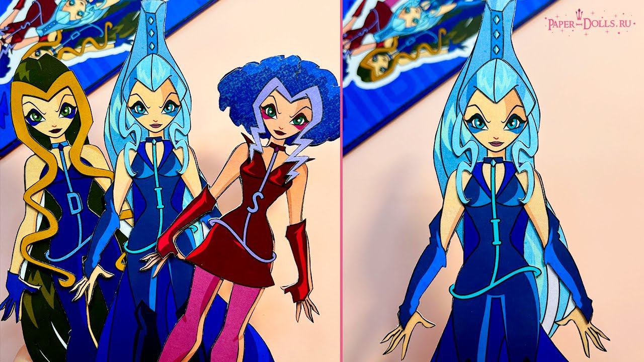 Бумажные куклы Феи Трикс смотреть онлайн