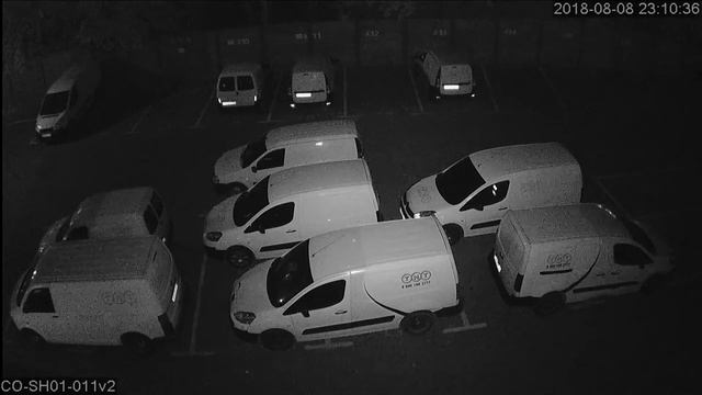 Уличная HD-камера CO-SH01-011v2. Улица ночь. смотреть онлайн