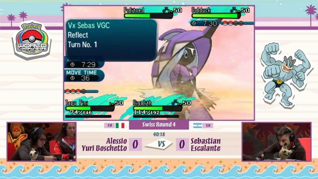 Pokemon World Championships 2017 VGC - Alessio Yuri Boschetto vs Sebastian Escalante