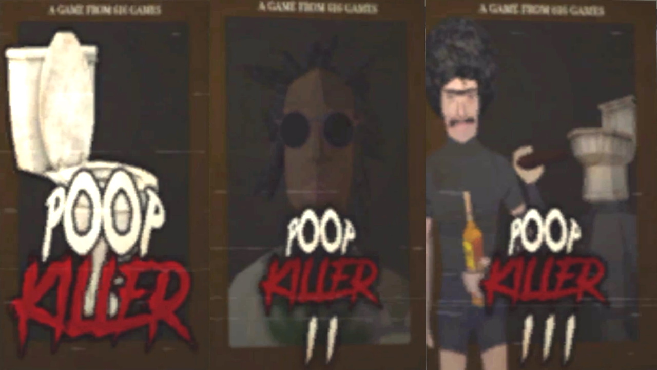 Poop Killer I , II , III  \ Какашко Убийца 1, 2, 3, (треш ретро хоррор)