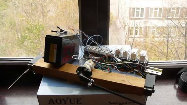 Модель автоматики на ворота. смотреть онлайн