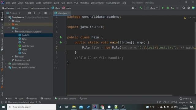 Java file handling | file IO  | Tamil