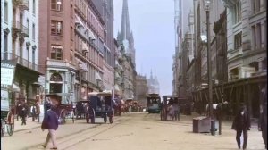 1800s New York City | Broadway Street 1896 History