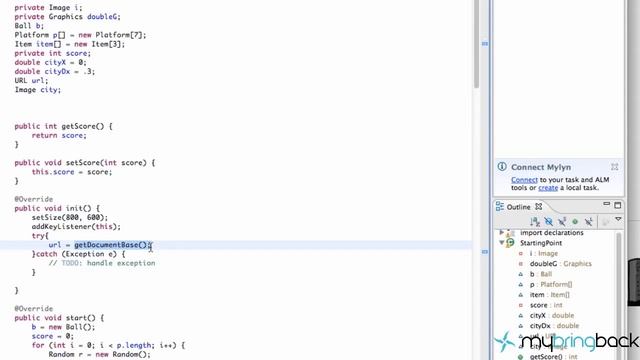 Learn Java 2 28 Game Applet Graphics, URL, & Image смотреть онлайн