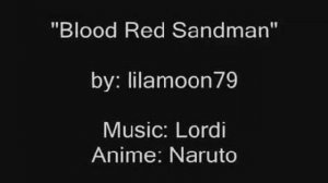 Gaara - Bloodred Sandman