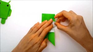 Origami android robot