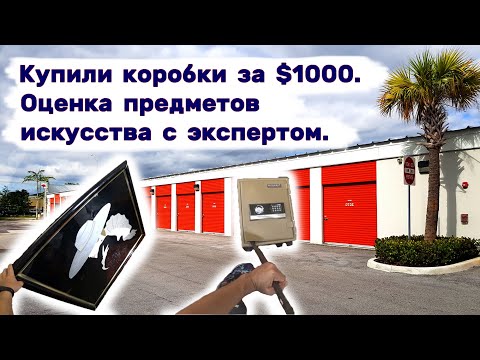 Купили еще коробки за $1000. Оценка предметов искусства с экспертом. Будет больше, чем $10000_