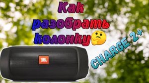 Как разобрать колонку charge 2+