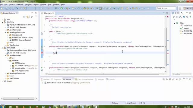 JDBC Tutorial || Java Database connectivity using Mysql and Servelt (insert data) using Eclipse