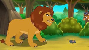 Лев и Мышь | Мультяшная сказка | Сказки на ночь для детей