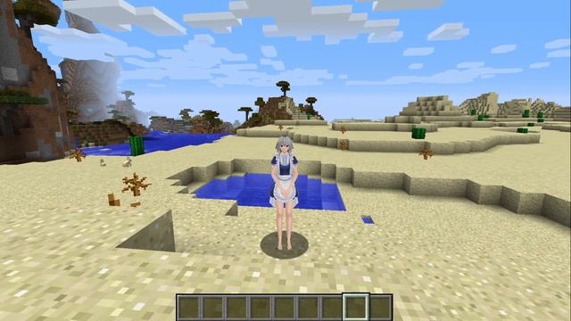 Изменение модели игрока на няшную Аниме девушку в Майнкрафт | Обзор мода Custom Steve смотреть онлайн