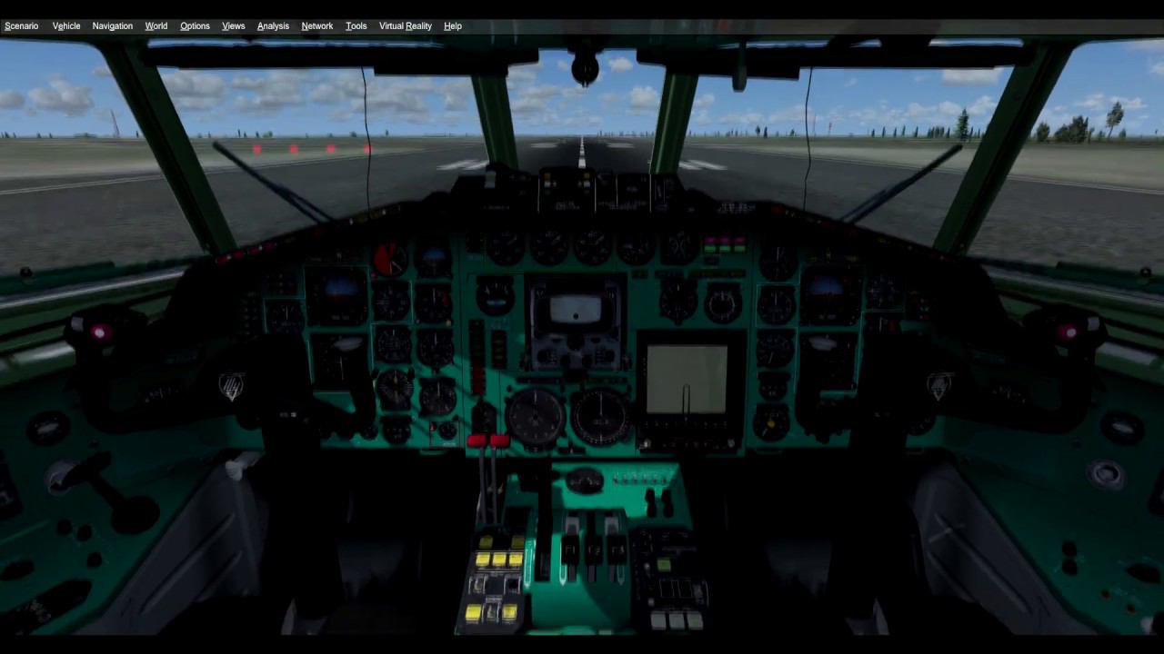 Ту-154 для Prepar3D. На стадии разработки