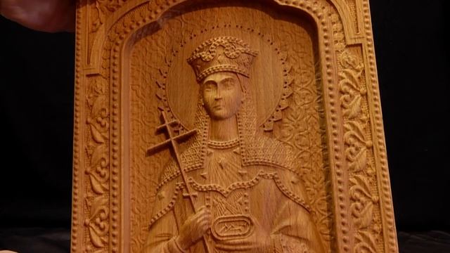 Резная Икона Святой Елены Равноапостольной