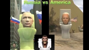 skibidi toilet Russia vs America