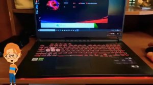 Отключить подсветку клавиатуры, отдельно от подсветки корпуса  ASUS ROG Strix G 17,3