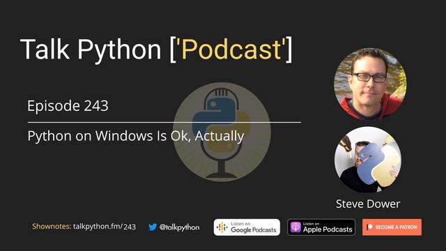 #243 Python on Windows is OK, actually смотреть онлайн