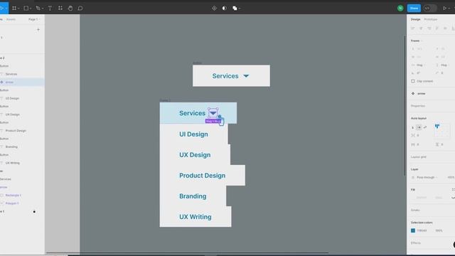 Dropdown Menu in Figma | Figma Tutorial
