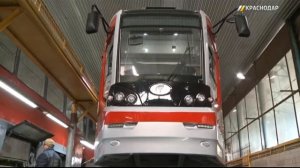 Трехсекционный трамвай прошел первую обкатку в Краснодаре