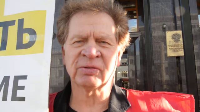 Одиночный пикет "СтопГОК" возле администрации Челябинска смотреть онлайн