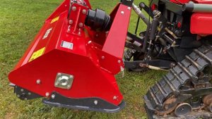 YANMAR AC-18 TRACK TRACTOR & NEW FLAIL MOWER