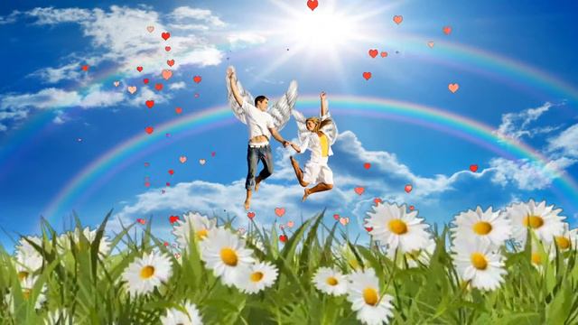 Любовь окрыляет!!! Бесплатный футаж.