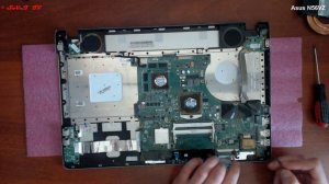 Asus N56VZ разборка , комплексная чистка , замена термопасты