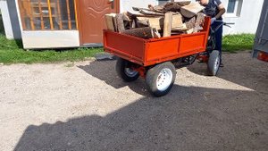 Самоходная тележка. Первое использование.