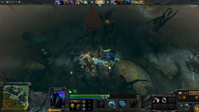 (Dota 2) Лесной тутор на Abbadon смотреть онлайн