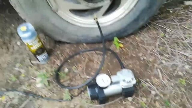 Ремонт колеса Chevrolet Blazer герметиком для колес Hi-Gear смотреть онлайн